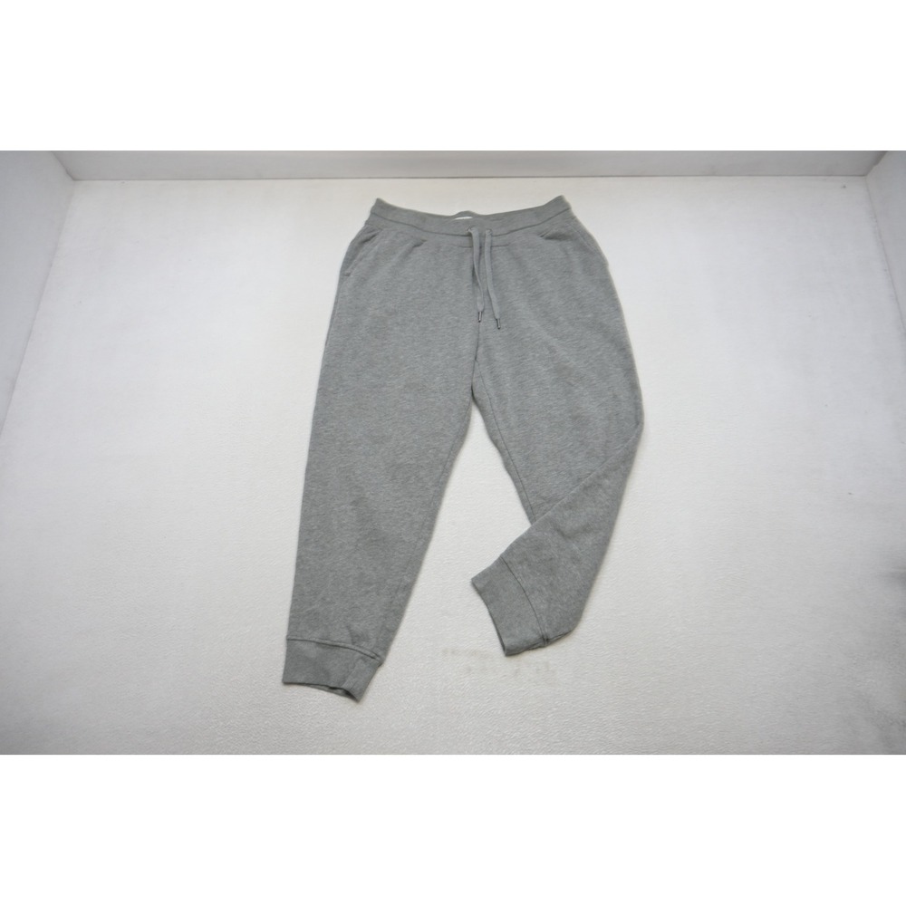 Orvis Tapered Joggers Sweatpants Mens Large Grey Cotton Blend Performance